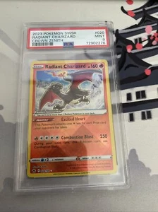 Pokémon TCG Radiant Charizard Crown Zenith 020/159 Holo Radiant Rare - Picture 1 of 2