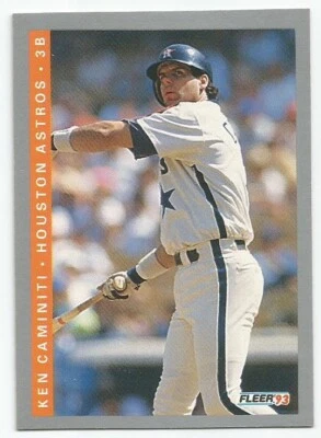 KEN CAMINITI 1993 FLEER CARD NEAR MINT+ CONDITION - Image 1 of 2