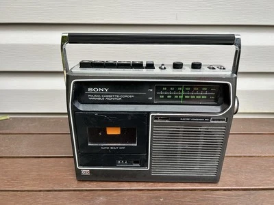 SONY CF-320 FM/AM Cassette-Corder Vintage Radio Cassette Player - image 1 of 4
