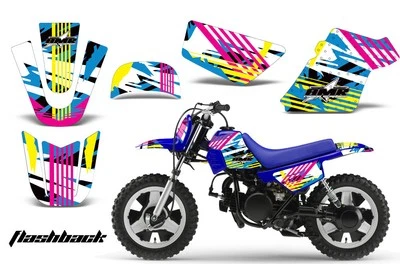 Pegatinas gráficas + #calcomanías PLT para Yamaha PW50 1990-2022 FLASHBACK Foto 1 de 3