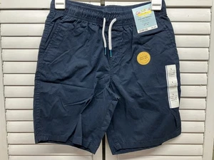 Cat & Jack Jungen Gr. L 10/12 Pull-On Shorts Kordelzug Jagdflieger blau - Bild 1 von 4