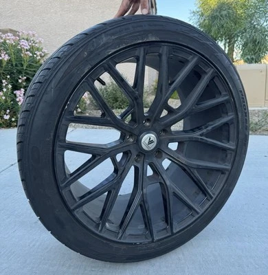 Asanti ABL-39MOGUL 5X115 20X11+22 GLOSS BLACK W/ Toyo STIII 295/35R22XL 108W BSW - Image 1 of 4