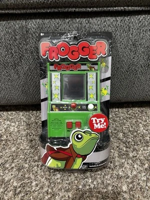 KONAMI FROGGER 街机经典复古迷你手持游戏 基本乐趣 全新 未拆封 — 第 1/4 张图片