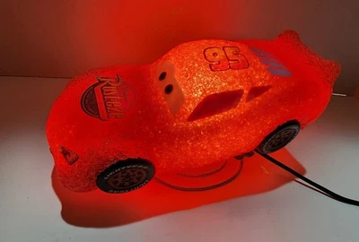 Disney Pixar Cars Lightening McQueen Night Light Table Lamp Sponge - Very Cool!! - Image 1 of 4