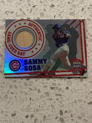 Sammy Sosa 2005 Topps Pack Wars #PWR-SS Game-Used Bat - Image 1 of 2