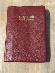 Holy Bible Dictionary Concordance Red Letter Edition KJV NELSON - Bild 1 von 6
