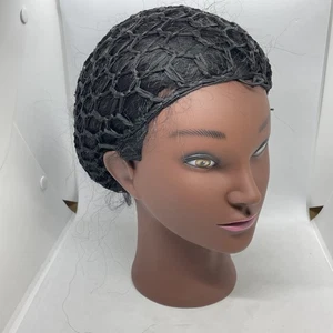 Echthaar Afro Training Kopf 10" Friseur Praxis Styling Schaufensterpuppe Puppe - Bild 1 von 14