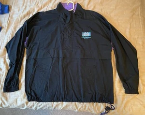 VINTAGE Freightliner Pullover Giacca Uomo L Con Coulisse Anni 80 - Foto 1 di 4