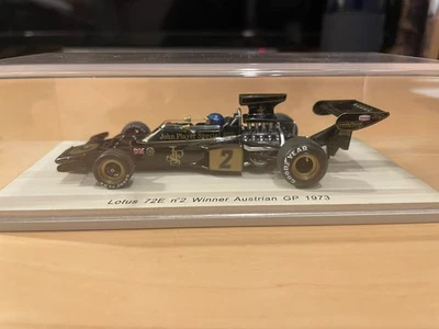 Ronnie Peterson JPS Lotus 72E Winner 1972 GP Austria Spark Planex Collezione - Immagine 1 di 4