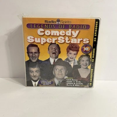 Legends Of Radio Comedy Superstars 10 Cassette Tape Set Radio Spirits NEW SEALED - Image 1 of 4