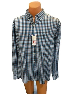 Southern Tide Shirt Mens Multicolor Plaid Channel Marker Button Down Stretch NWT - Picture 1 of 13