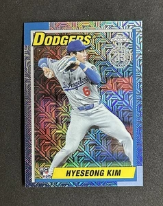 2025 Topps Update Hyesong Kim #U90C-66 Rookie RC 1990 Chrome Mojo Refractor - Picture 1 of 2