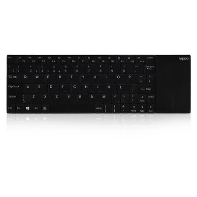 Rapoo Kabellose Touch-Tastatur "E2710", Schwarz (00180230) #1907281 - Bild 1 von 4