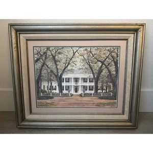 Arte impreso enmarcado Rosedown Plantation sitio histórico estatal Louisiana sur - Imagen 1 de 5