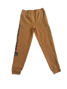 Carhartt Logo Sweatpants Youth X Large (18-20) Brown - Picture 1 of 4