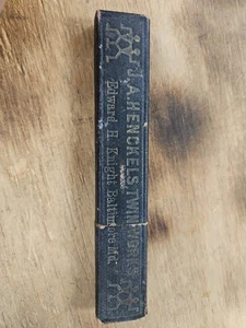 Antikes J.A Heckles Rasiermesser mit Box Edward Knight Sons Baltimore, MD - Bild 1 von 5