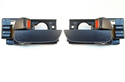 fits 2006 to 2011 Hyundai Accent Interior Door Handle Front Left and Right Gray Foto 1 de 2