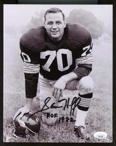 Sam Huff Redskins HOF Signed Autographed 8x10 Photo JSA Authentic - Picture 1 of 1