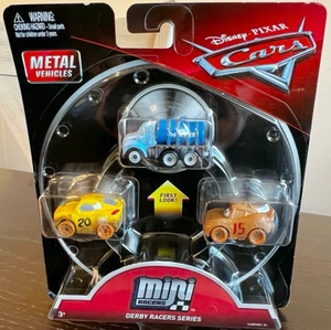 Disney Pixar Cars MINI RACERS DERBY RACERS MR DRIPPY Cruz Ramirez Lightning NEW - Picture 1 of 1