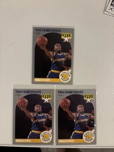 Lotto 3 carte Tim Hardaway RC Rookie Guerrieri - Foto 1 di 1