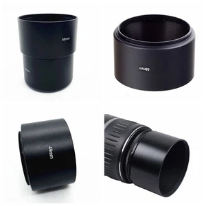 Screw-in Long Lens Hood SLR Camera Camera Lens Hood Photographer Gifts - Picture 1 of 20