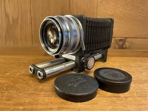 Near Mint Scneider Xenar 105mm F/3.5 Macro Lens Exakta Mount w/ Bellows /JP - Picture 1 of 16