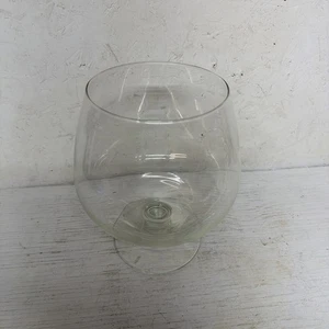 Princess House Punch Bowl Brandy Snifter Style Heritage Pattern Glass 9 in - Picture 1 of 8