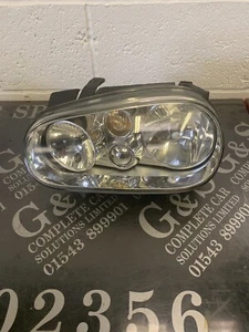 Volkswagen Golf Mk4 Headlight Passenger Side 1j2 941 015 A Non Fog - Picture 1 of 10