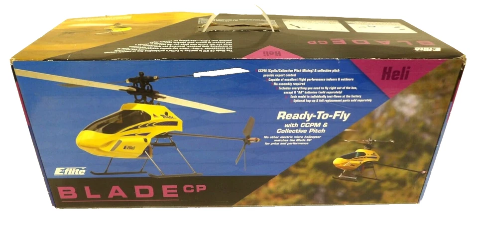 Remote Control RC E-Flite Blade CP Helicopter RTF Ready-To-Fly Heli - Image 1 of 4