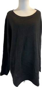 Lane Bryant Damen Gr. 18/20 Pullover Pulli Schwarz Langarm Neu mit Etikett - Bild 1 von 6