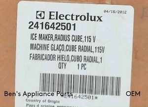 NEW OEM ELECTROLUX 241642501 Refrigerator Ice maker Z-049 - Picture 1 of 1