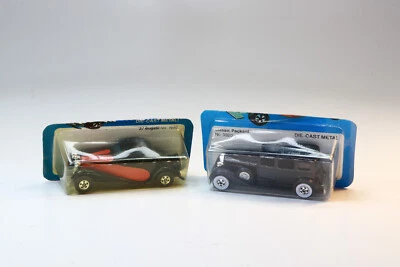 Juego Hot Wheels Vintage 1937 Bugatti 1696 y Classic Packard 3920 Die-Cast MOC Foto 1 de 4