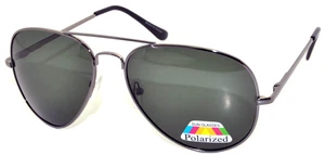 Men Polarized Sunglasses Aviation Spring Metal Frame Polarized Lens 99% UVB - Picture 1 of 3