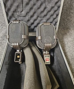 PAIR of Vintage 1940's Turner 77 Dynamic / Ribbon Microphones - Picture 1 of 6