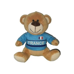 Peluche Soportar Francia 20Cm Muñeco de Nieve Nacional Francesa French Bear - Bild 1 von 1