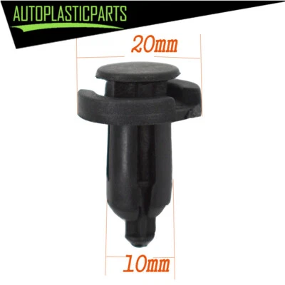 Para Honda Clips Plástico Tipo Empuje Remache Retenedor Sujetador Parachoques Pin 100 un. 10 mm Foto 1 de 4
