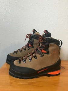Salomon Super Mountain 9 Mountaineering Womens 7 Ice Tree Climbing Lace up Boots - Picture 1 of 12