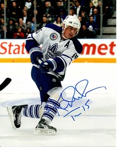 TOMAS KABERLE TORONTO MAPLE LEAFS 8X10 AUTOGRAPHED SIGNED PHOTO COA HOF GAME - Picture 1 of 1