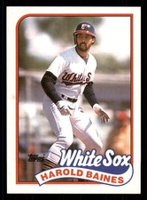 1989 Topps Harold Baines #585  Chicago White Sox