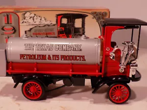 Vintage Die Cast Ertl 1910 Mack Tanker Texaco Series #12 NOS MIB # F122 - Foto 1 di 8