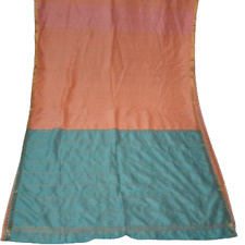 Women Dress Sari Indian Craft Fabric Embroidered Sewing Silk Saree Used Material