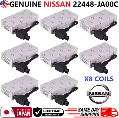 Bobinas de encendido NUEVAS GENUINAS NISSAN x8 para Nissan Infiniti 2007-2015, 22448-JA00C Foto 1 de 4