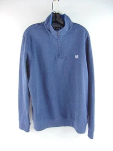 Chaps Blue 1/4 Zip Sweatshirt XL - Picture 1 of 8