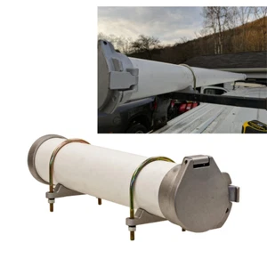 Lockable 6" PVC Pipe Tubing Conduit Carrier Hardware Kit Truck Ladder Rack Mount - Picture 1 of 12