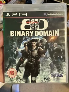 Binary Domain PlayStation 3 PS3 - Disc Near Mint, Tested & Complete Manual PAL - Picture 1 of 3