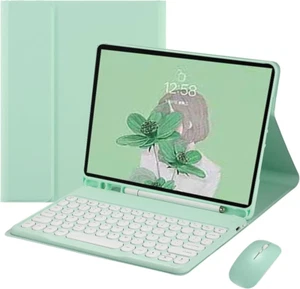 Keyboard Case Mouse for Ipad 6Th 5Th Generation Air 2 Pro 9.7 Color Keyboard rou - Picture 1 of 8