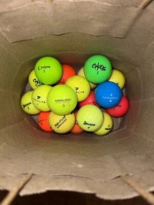 80 Assorted Color Golf Balls TaylorMade, Srixon, Maxfli, Top Flight & More 3A-5A - Picture 1 of 1