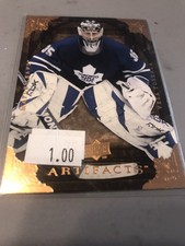 2008-2009 upper deck artifacts 8 Vesa Toskala 