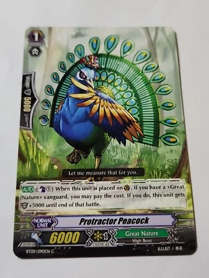 Cardfight!! Vanguard Protractor Peacock BT09/090EN C CFV NM - Image 1 of 2