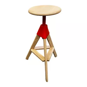 Design Bar-Hocker Konstantin Grcic Bois Thresen Bar-Stuhl Réglable en Hauteur - Bild 1 von 5
